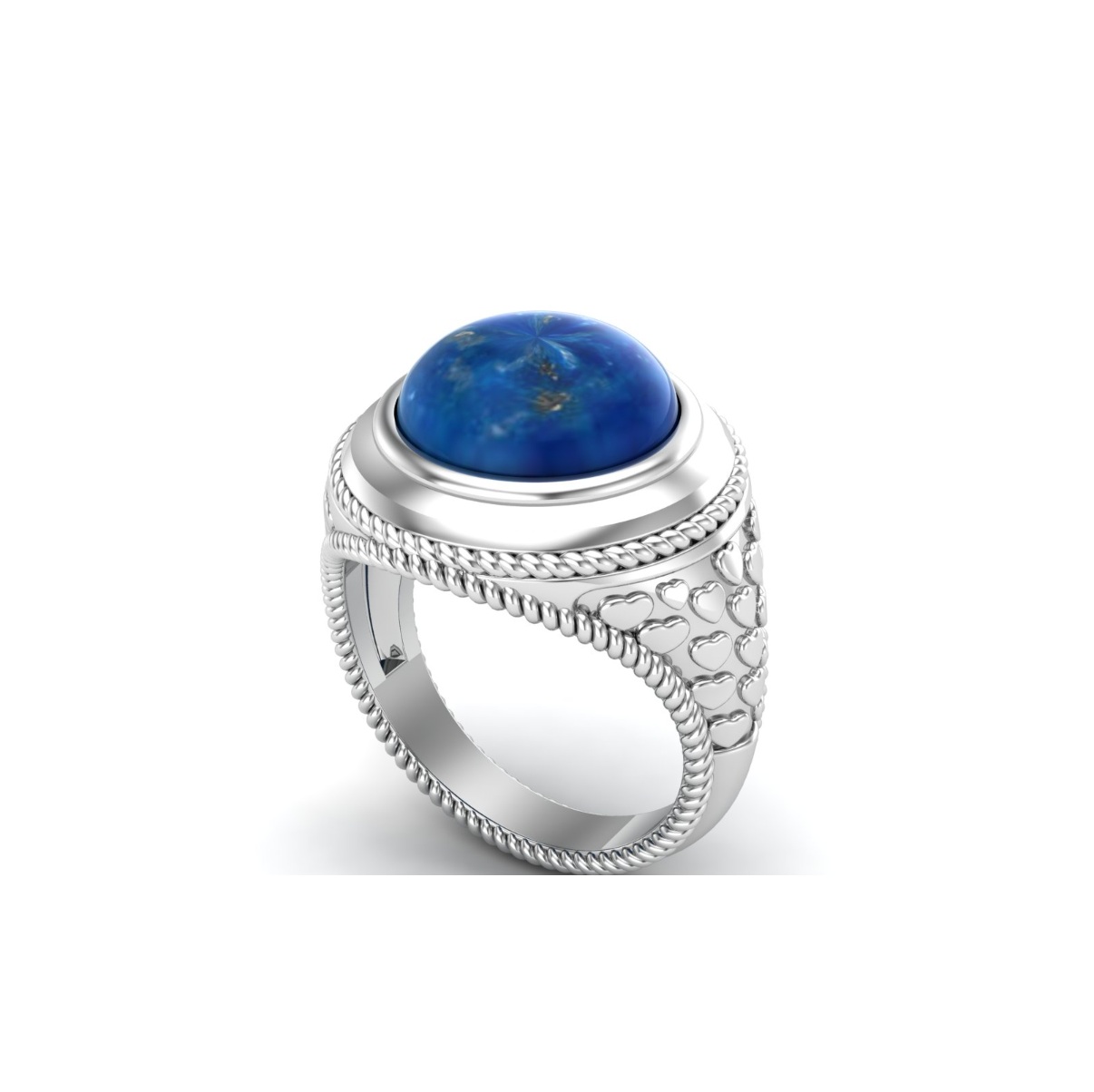 Bague lapis lazuli argent Roma